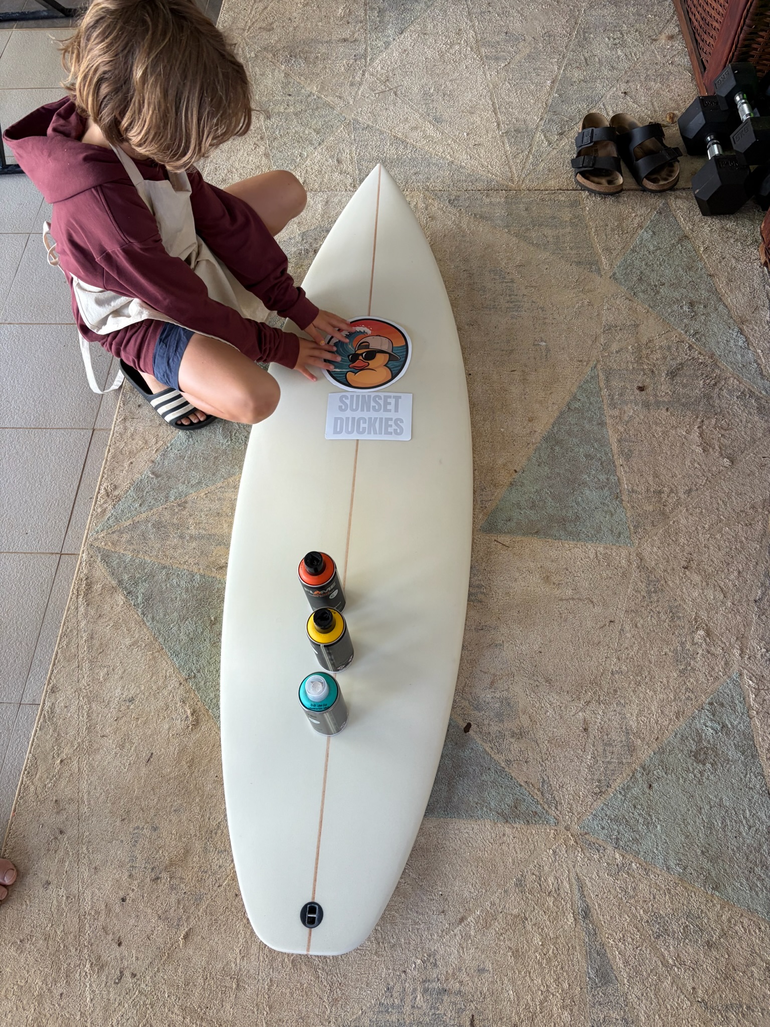 Sunset Duckies, board project