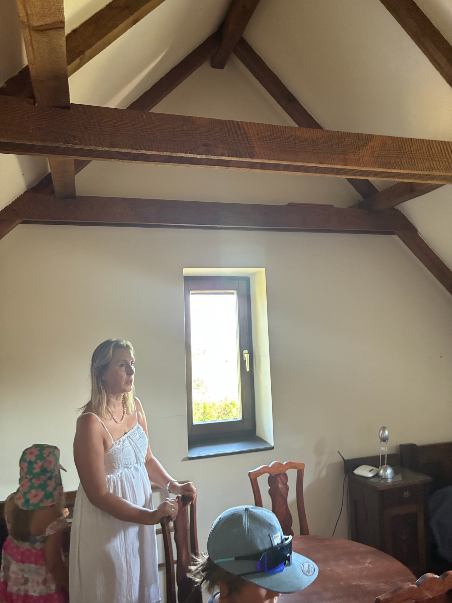 The master bedroom — the small window will become a floor-to-ceiling panorama